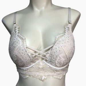 $20💕 La Senza Beyond Sexy White Lace Bra 34C